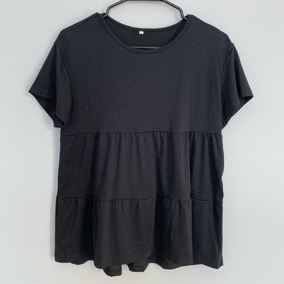 Tops - Peplum Layered Tee